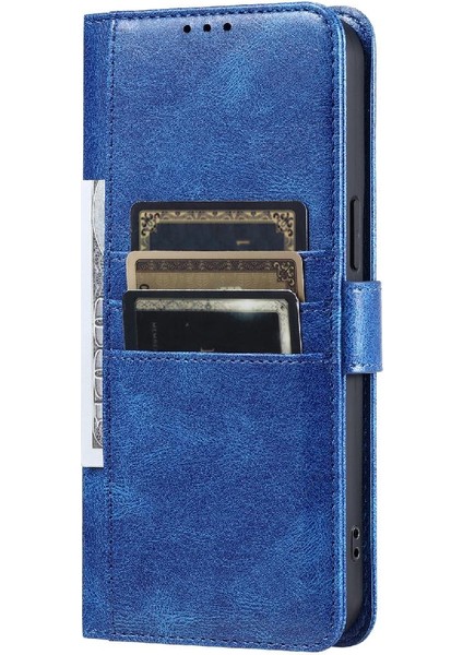 Iphone 11 Için Flip Case Pro Max 6 Kart Yuvaları Cüzdan Kickstand Pu Deri (Yurt Dışından)