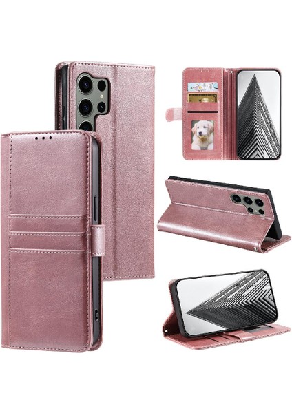 Samsung Galaxy S23 Için Flip Case Ultra 6 Kart Yuvaları Kickstand Pu Deri (Yurt Dışından) fiyatları
