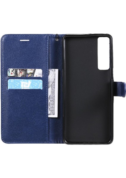 Lg Stylo 7 4g/5g Için Flip Case Yüksek Kalite Deri Kart Yuvası ile Klasik (Yurt Dışından)