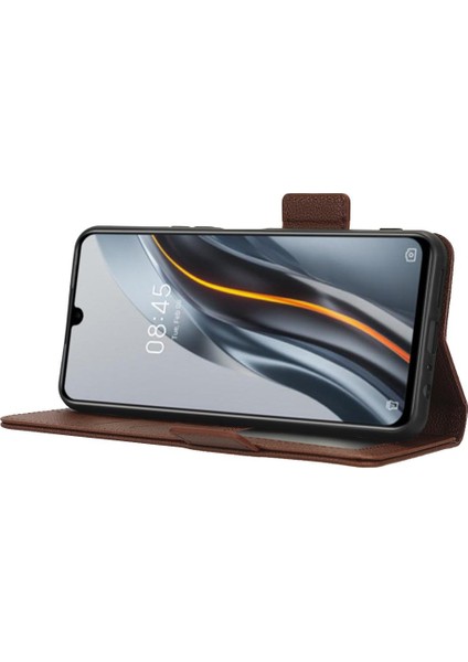 Infinix Not 12 G96 Kart Yuvaları Için Kılıf Tutucu Cüzdan Manyetik Pu Deri (Yurt Dışından)