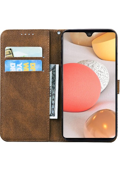 Samsung Galaxy Case 5g Kickstand Koruyucu Flip Telefon Kılıfı ile (Yurt Dışından)