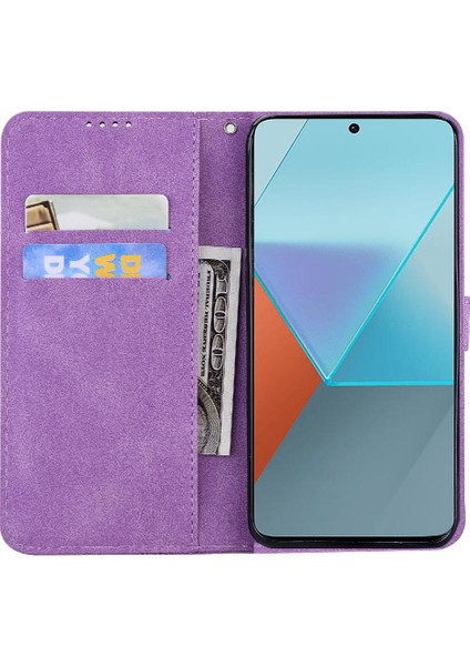 Xiaomi Redmi Not 13 5g Için Kılıf Kart Yuvası Standı Deri ile Flip Case (Yurt Dışından)