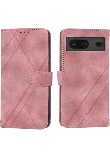 Google Pixel 7 Pro Kickstand Tam Koruma Anti Scratch Pu Için Filp Durumda (Yurt Dışından)
