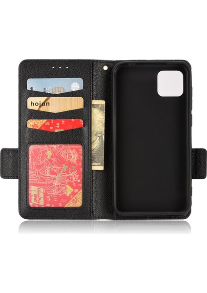 Wiko Y52 Pu Deri Kart Yuvaları Tutucu Için Kılıf Yan Toka Cüzdan Manyetik (Yurt Dışından) fırsatları