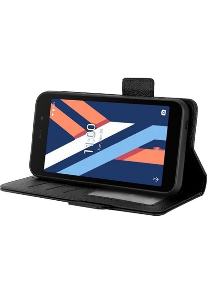 Wiko Y52 Pu Deri Kart Yuvaları Tutucu Için Kılıf Yan Toka Cüzdan Manyetik (Yurt Dışından) indirimleri