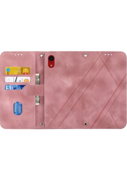 Iphone Xr Anti Scratch Pu Deri Kayış Kickstand Tam Kart Için Filp Durumda (Yurt Dışından)