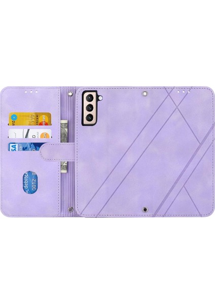 Samsung Galaxy S22 Artı 5g Için Filp Durumda Tam Koruma Kickstand Pu Anti (Yurt Dışından)