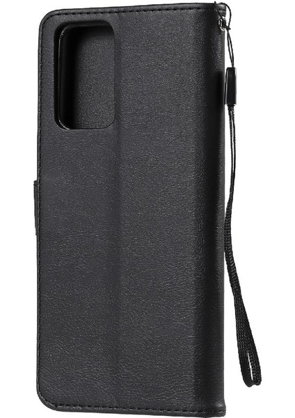 Xiaomi Redmi Not 10 Pro Için Flip Case Klasik Katı Renk Kart Yuvası ile (Yurt Dışından)