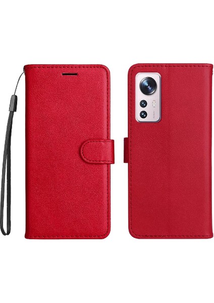 Xiaomi 12 Için Flip Case Yüksek Kaliteli Deri Iş Cüzdan Telefon Kılıfı (Yurt Dışından)