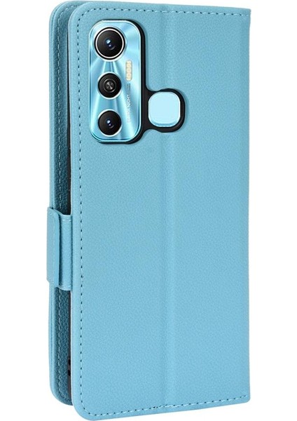 Infinix Sıcak 11/X662 Manyetik Cüzdan Pu Deri Yan Toka Kartı Için Kılıf (Yurt Dışından)