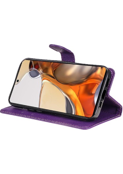 Xiaomi 11T/11T Pro Için Flip Case Kart Yuvası ile Yüksek Kaliteli Deri Telefon (Yurt Dışından) indirimleri