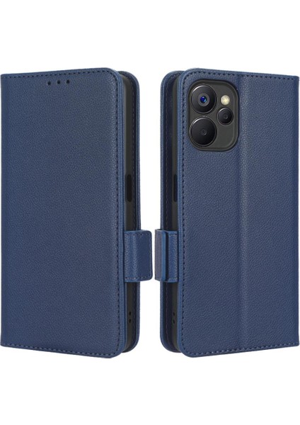 Realme 10 5g Pu Deri Kart Yuvaları Için Kılıf Tutucu Yan Toka Manyetik (Yurt Dışından) fırsatları