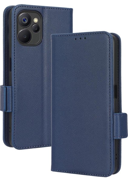 Realme 10 5g Pu Deri Kart Yuvaları Için Kılıf Tutucu Yan Toka Manyetik (Yurt Dışından) indirimleri