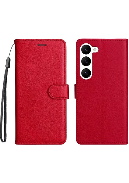 Samsung Galaxy S23 Artı Yüksek Kaliteli Deri Iş Cüzdan Için Flip Case (Yurt Dışından)