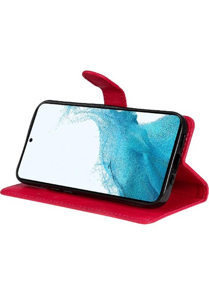 Samsung Galaxy S23 Artı Yüksek Kaliteli Deri Iş Cüzdan Için Flip Case (Yurt Dışından)