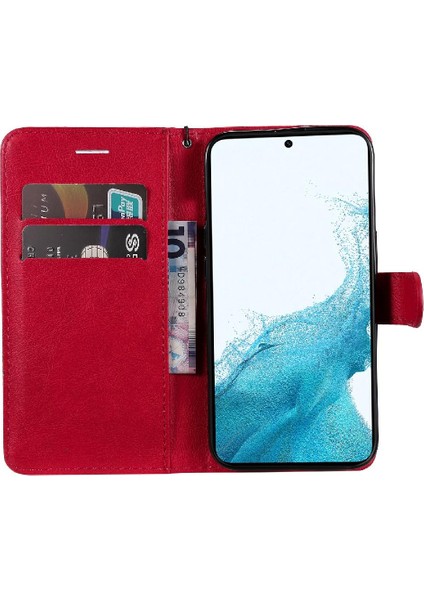 Samsung Galaxy S23 Artı Yüksek Kaliteli Deri Iş Cüzdan Için Flip Case (Yurt Dışından)