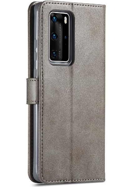 Tutucu ile Huawei P40 Pro Buzağı Doku Yatay Çevir Deri (Yurt Dışından) fiyatları