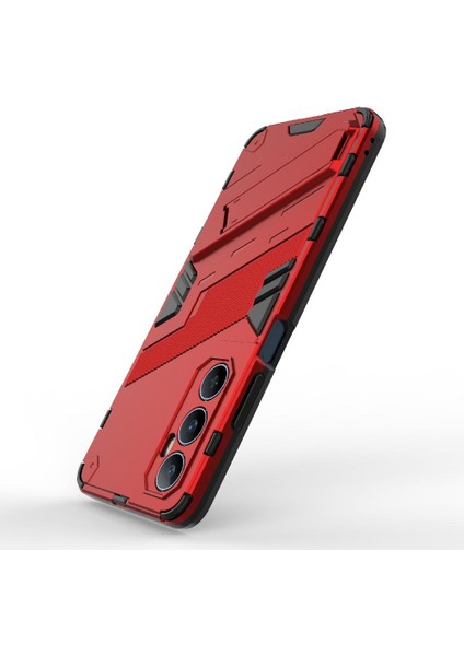 Realme C65 4g Kickstand Koruyucu Kapak Için Kılıf Sağlam Askeri (Yurt Dışından)