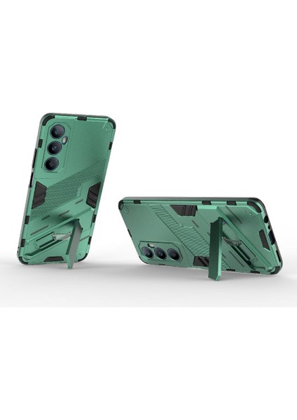 Realme C65 4g Kickstand Koruyucu Kapak Için Kılıf Sağlam Askeri (Yurt Dışından)
