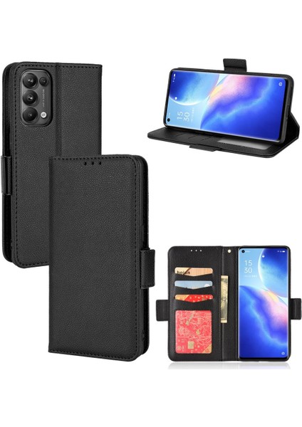 Oppo Oppo 5 Pro Için Kılıf Manyetik Yan Toka Pu Deri Cüzdan Kart Yuvaları (Yurt Dışından) fiyatları