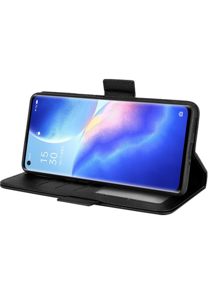 Oppo Oppo 5 Pro Için Kılıf Manyetik Yan Toka Pu Deri Cüzdan Kart Yuvaları (Yurt Dışından) indirimleri