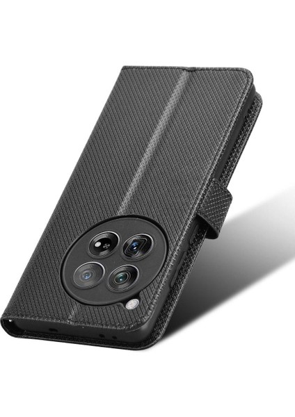 Oneplus 12 Için Kılıf Kart Tutucu Kapak Kickstand Manyetik Cüzdan (Yurt Dışından)