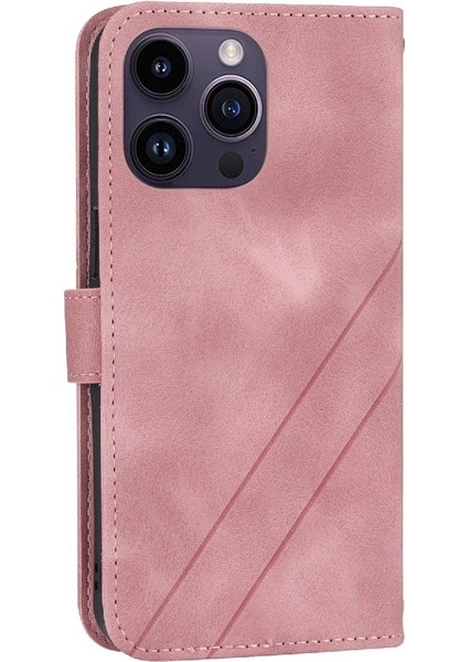 Iphone 14 Için Filp Durumda Pro Max Bilek Kayışı Kredi Kartı Tutucu El Pu (Yurt Dışından)