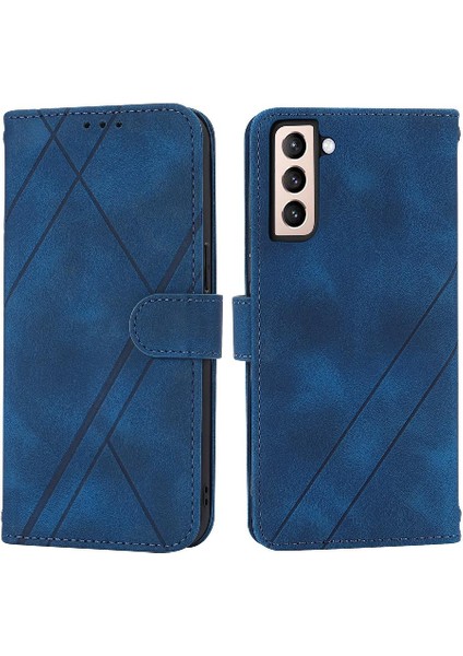 Samsung Galaxy S21 Fe 5g Için Filp Durumda Kickstand Bilek Kayışı El Cüzdan (Yurt Dışından)