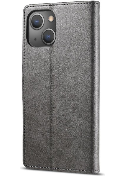 Iphone 15 Için Kılıf Artı Kart Yuvaları Cüzdan Buzağı Doku Yatay Çevir (Yurt Dışından)