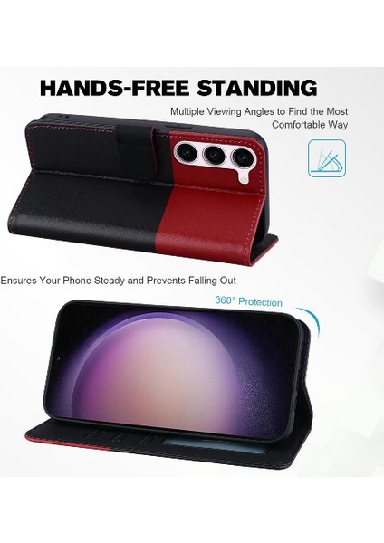 Samsung Galaxy S23 Artı Basit Iş Cüzdan Kapak Kılıfı (Yurt Dışından)