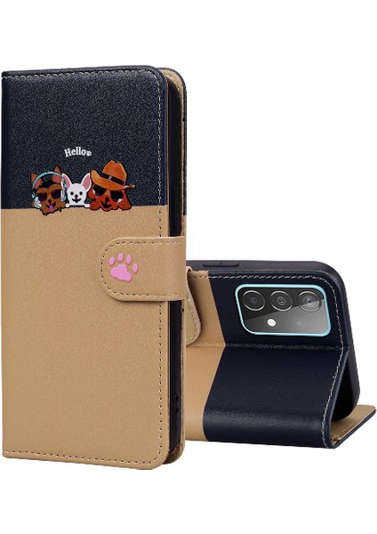 Samsung Galaxy Case 5g Için Kılıf Cüzdan Kılıf Kapak Çevirin Darbeye (Yurt Dışından)
