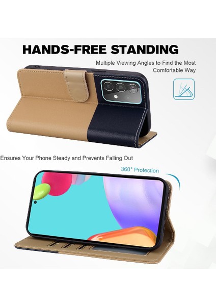 Samsung Galaxy Case 5g Için Kılıf Cüzdan Kılıf Kapak Çevirin Darbeye (Yurt Dışından)