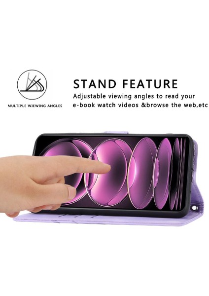Xiaomi Redmi Not 12 Için 4g Kickstand Durumda Bilek Kayışı El Cüzdan (Yurt Dışından)