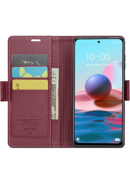 Xiaomi Redmi NOTE10 4g/not 10S Kickstand Kart Yuvası Durumda (Yurt Dışından)