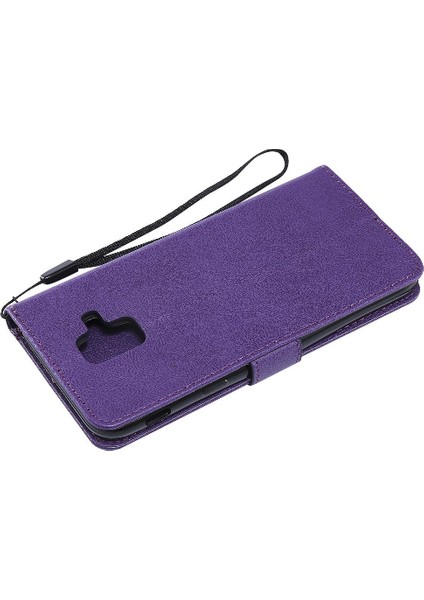 Samsung Galaxy A6 Için Flip Case 2018 Yüksek Kaliteli Deri Iş Cüzdan (Yurt Dışından)