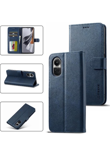 Oppo Oppo 10 5g Buzağı Doku Için Kılıf Yatay Çevir Deri Kılıf Kartı (Yurt Dışından)