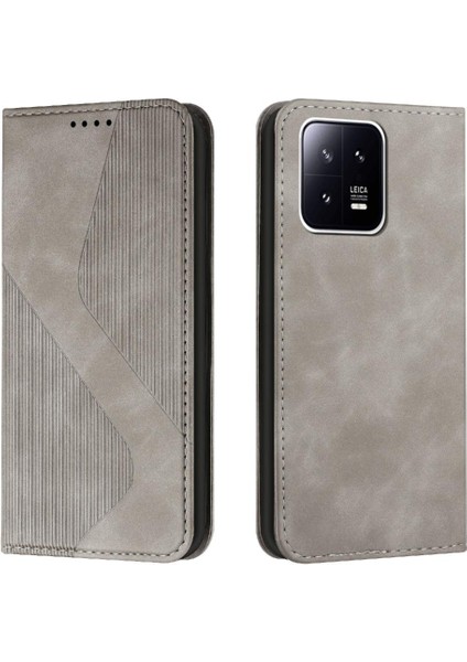 Xiaomi 13 Pro Cüzdan Kickstand Için Kılıf Folio Kapak Pu Deri Manyetik (Yurt Dışından)