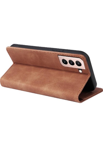 Samsung Galaxy S21 Cüzdan Için Flip Case Basit Iş Kapak Kılıfı (Yurt Dışından) fırsatları