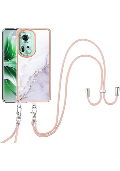 Oppo Oppo 11 5g Için Kılıf Anti-Scratch Yumuşak Tampon Crossbody Kordon Askısı (Yurt Dışından)