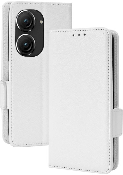Asus Zenfone 9 Için Kılıf Pu Deri Kart Yuvaları Tutucu Manyetik Cüzdan Yan (Yurt Dışından) fiyatları