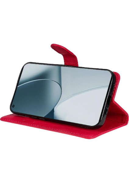 Oneplus 10 Için Flip Case Pro 5g Klasik Katı Renk Kart Yuvası ile Yüksek (Yurt Dışından)