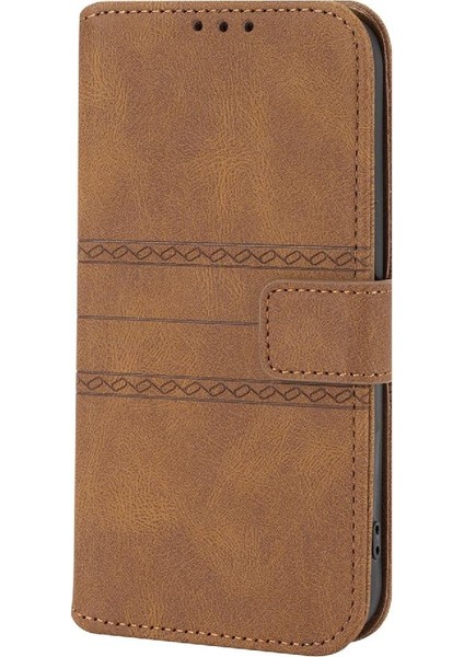 Iphone 14 Için Flip Case Pro Max Manyetik Kapatma Kickstand Pu Deri (Yurt Dışından)