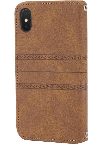 Iphone Xr Için Flip Case Manyetik Kapatma Cüzdan Kılıf Kickstand Darbeye (Yurt Dışından)