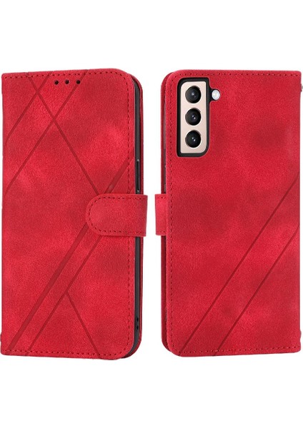 Samsung Galaxy S21 Fe Için Filp Durumda 5g Kickstand Pu Deri Kayış Anti (Yurt Dışından)
