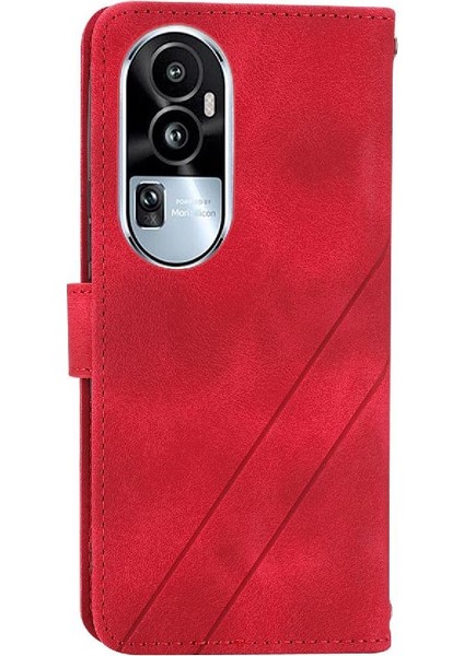 Oppo RENO10 Pro Artı 5g Için Filp Durumda Kickstand Anti Scratch Tam Pu Kayış (Yurt Dışından)