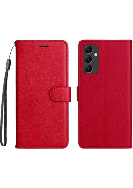 Kart Yuvası ile Samsung Galaxy A14 5g Klasik Düz Renk Için Flip Case (Yurt Dışından)