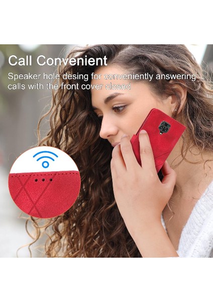 Xiaomi Redmi Not 9 Için Filp Durumda Pro 4g Tam Koruma Anti Scratch Pu (Yurt Dışından)