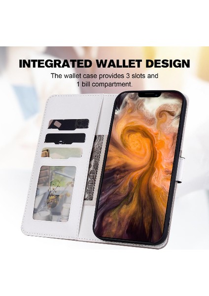 Iphone 11 Için Kılıf Pro Max Kapak Çevirin Cüzdan Darbeye Basit Iş (Yurt Dışından)