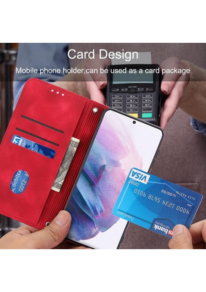 Samsung Galaxy S21 Için El Cüzdan Kılıf Kickstand Bilek Kayışı Kredi (Yurt Dışından) indirimleri