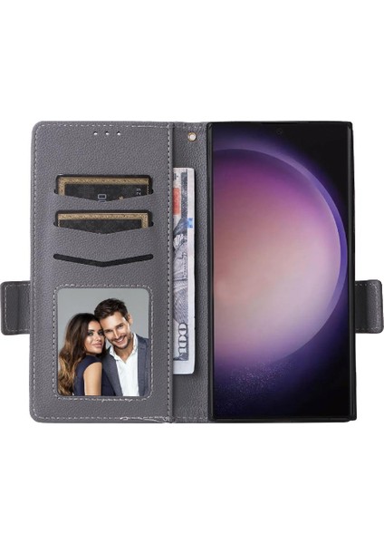 Samsung Galaxy S24 Ultra Yan Toka Manyetik Cüzdan Pu Deri (Yurt Dışından) fiyatları